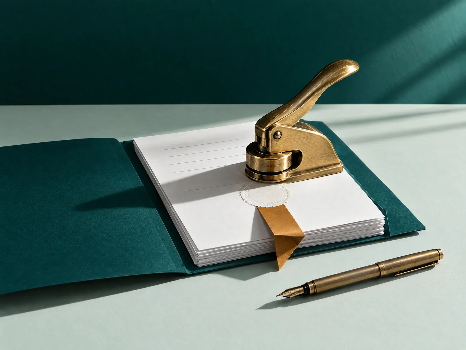 Certificates of analysis and labels on a desk